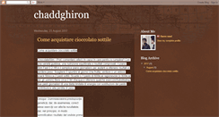 Desktop Screenshot of chaddghiron.blogspot.com