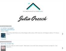 Tablet Screenshot of juliaorzech.blogspot.com