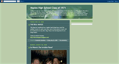 Desktop Screenshot of napleshighschoolclassof1971.blogspot.com