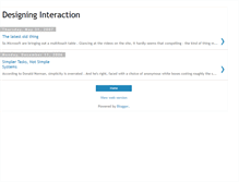 Tablet Screenshot of designinginteraction.blogspot.com