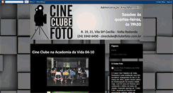 Desktop Screenshot of cineclubefoto.blogspot.com