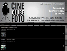 Tablet Screenshot of cineclubefoto.blogspot.com