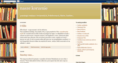 Desktop Screenshot of korzenieprzodkow.blogspot.com