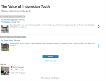 Tablet Screenshot of pemuda-indonesia.blogspot.com