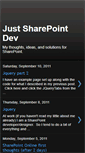 Mobile Screenshot of justspdev.blogspot.com