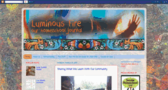 Desktop Screenshot of luminousfire.blogspot.com