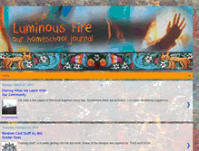 Tablet Screenshot of luminousfire.blogspot.com