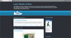 Desktop Screenshot of lawnbowlingaround.blogspot.com
