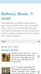 Mobile Screenshot of buttonsbowsnmore.blogspot.com