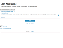 Tablet Screenshot of loanaccounting.blogspot.com