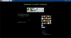 Desktop Screenshot of europaygroups.blogspot.com