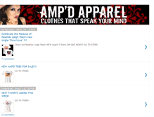 Tablet Screenshot of ampdapparel.blogspot.com