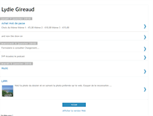 Tablet Screenshot of lydie-gireaud.blogspot.com