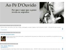 Tablet Screenshot of pedeouvido.blogspot.com