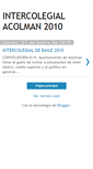Mobile Screenshot of intercolegial2010.blogspot.com