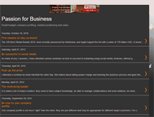 Tablet Screenshot of passionforbusiness.blogspot.com