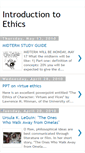 Mobile Screenshot of introductiontoethics.blogspot.com