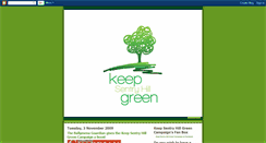 Desktop Screenshot of keepsentryhillgreen.blogspot.com