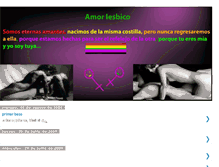 Tablet Screenshot of amorlesbico-estrellita.blogspot.com