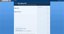 Desktop Screenshot of bestbabygift.blogspot.com
