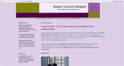 Desktop Screenshot of belgianconcerts.blogspot.com