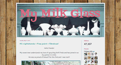 Desktop Screenshot of mymilkglass.blogspot.com