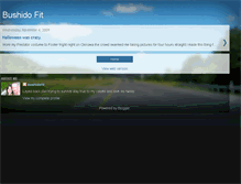 Tablet Screenshot of bushidofit.blogspot.com