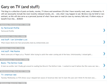 Tablet Screenshot of garyontv.blogspot.com