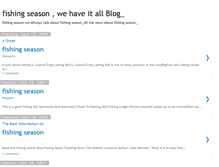 Tablet Screenshot of fishing-season-news-blog-4q.blogspot.com
