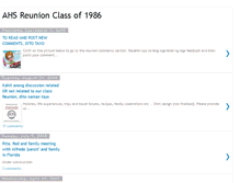 Tablet Screenshot of ahsreunionclassof86.blogspot.com