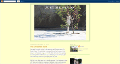 Desktop Screenshot of justmedevon.blogspot.com