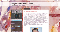 Desktop Screenshot of angeleyesfromchina.blogspot.com