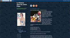 Desktop Screenshot of lachanceaimelesjoliesfilles.blogspot.com