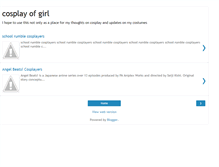 Tablet Screenshot of cosplayofgirl.blogspot.com