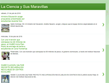 Tablet Screenshot of lacienciaysusmaravillas.blogspot.com