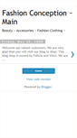 Mobile Screenshot of fashion-conception.blogspot.com