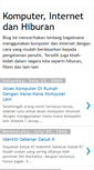 Mobile Screenshot of komputer-internet.blogspot.com