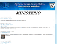 Tablet Screenshot of centroevangelisticoad.blogspot.com