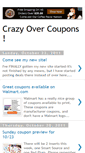 Mobile Screenshot of crazyovercoupons.blogspot.com