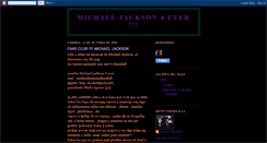Desktop Screenshot of michaeljacksonfc.blogspot.com