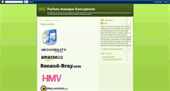 Desktop Screenshot of musiquefrancais.blogspot.com