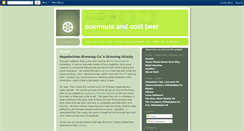 Desktop Screenshot of coconutsandcoldbeer.blogspot.com