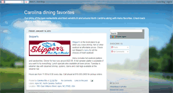 Desktop Screenshot of carolinadiningfavorites.blogspot.com