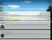 Tablet Screenshot of carolinadiningfavorites.blogspot.com