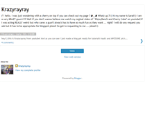 Tablet Screenshot of krazyrayray.blogspot.com