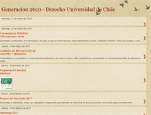 Tablet Screenshot of gen2010derecho.blogspot.com