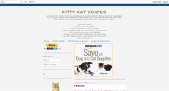 Desktop Screenshot of kittykatvoices.blogspot.com