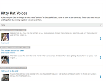 Tablet Screenshot of kittykatvoices.blogspot.com