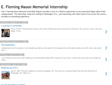 Tablet Screenshot of efmminternship.blogspot.com