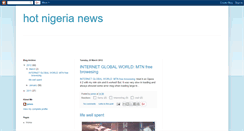 Desktop Screenshot of nigerdailynews.blogspot.com